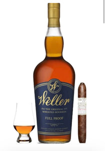 A.L. Weller Full Proof-Cigar & Glencairn Gift Set